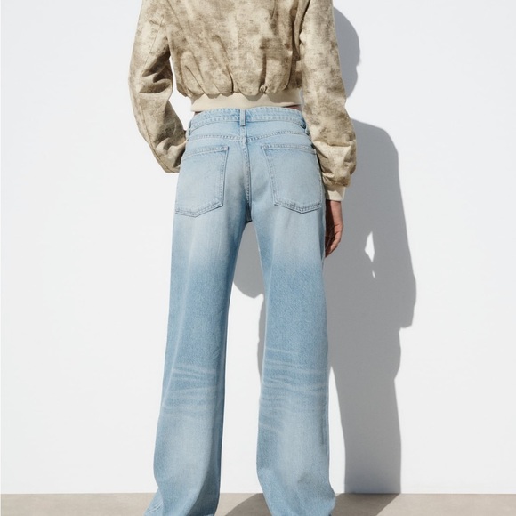 Zara Cropped Bomber Jacket - Picture 5 of 9